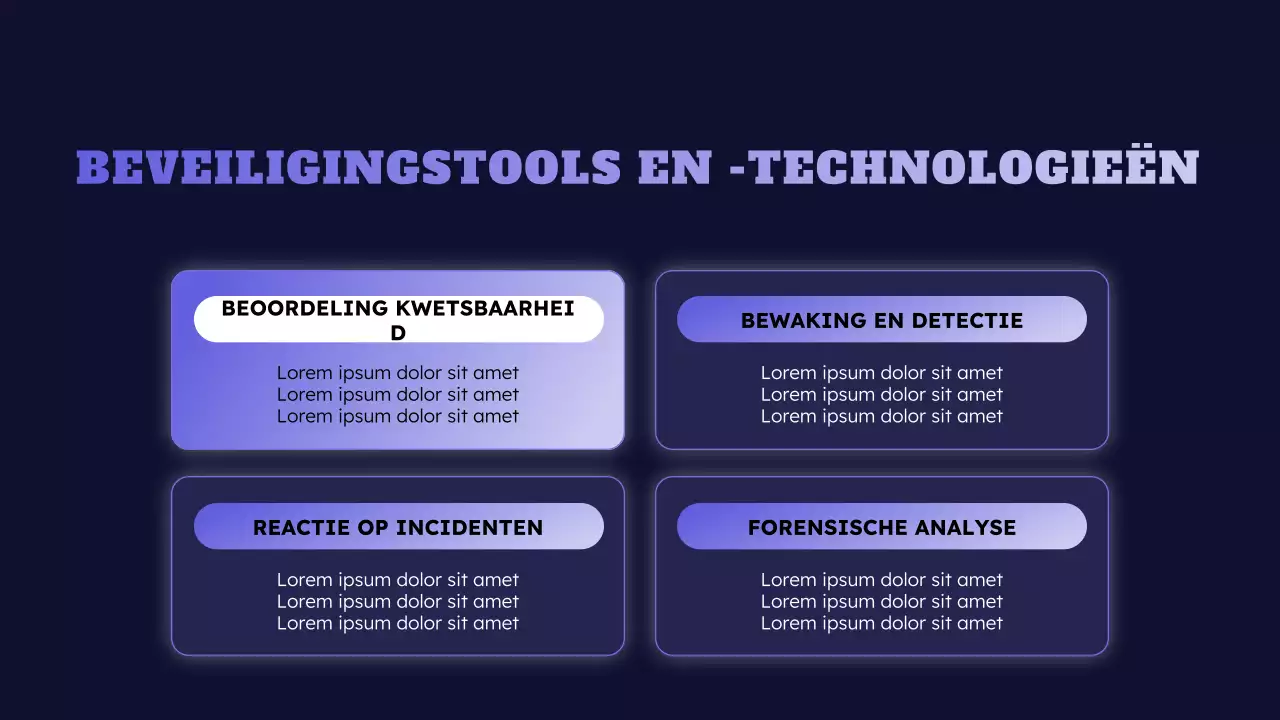 blauw cyberveiligheidsevenement