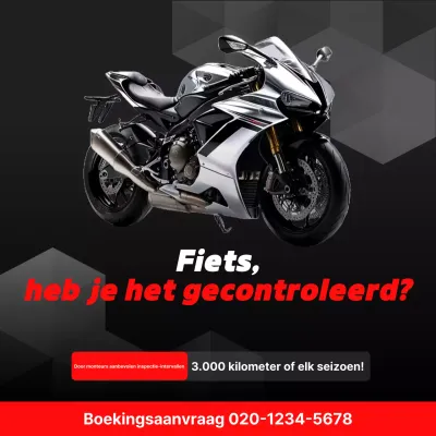 Onderhoudsgids voor zwarte moderne motorfietsen