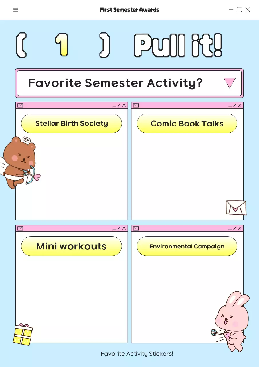 Acara Sekolah Bayi Biru Langit