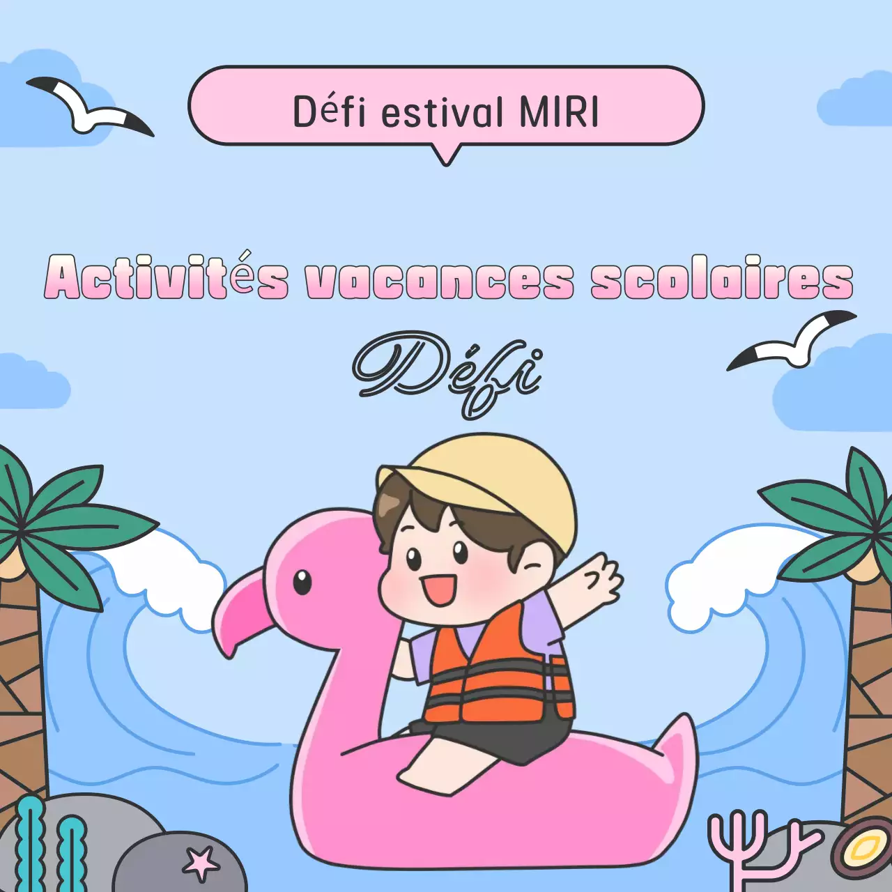 Défi des fêtes de fin d'année pour bébé bleu ciel