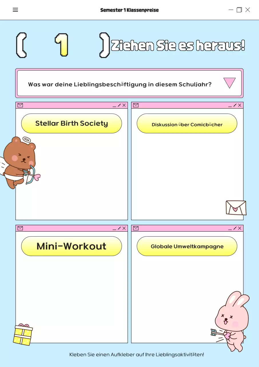 Sky Blue Baby Schulveranstaltung