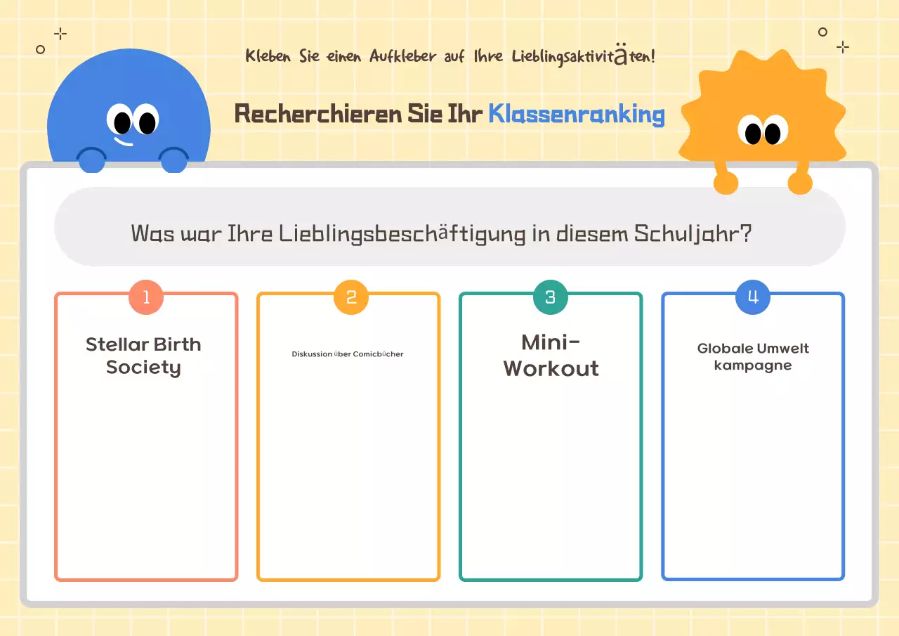 Yellow Baby Schulveranstaltung