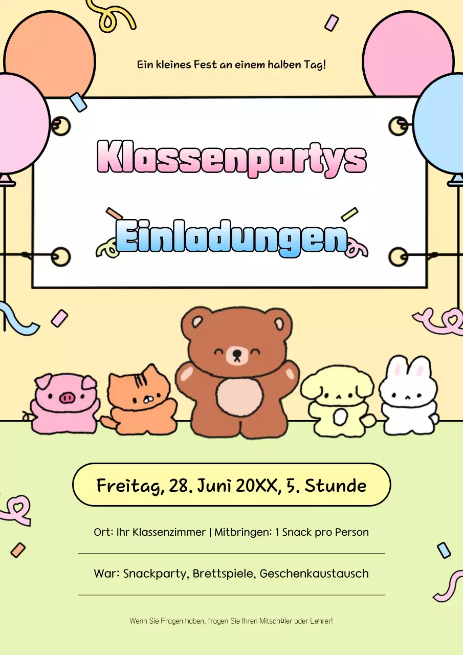 Beige Baby Class Einladung