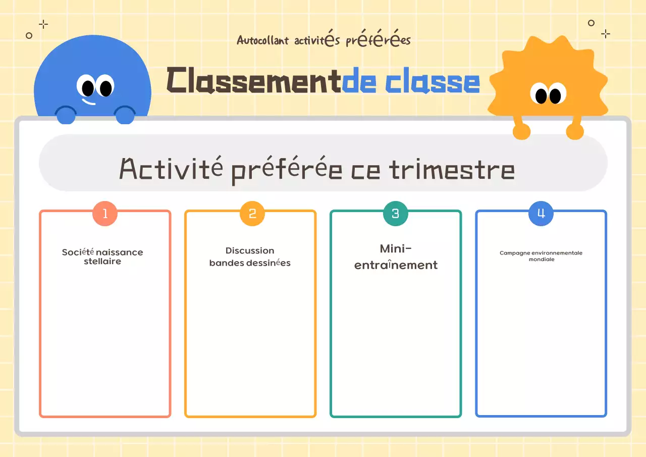 Événement scolaire Yellow Baby