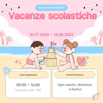 Guida alle vacanze di Pink Baby