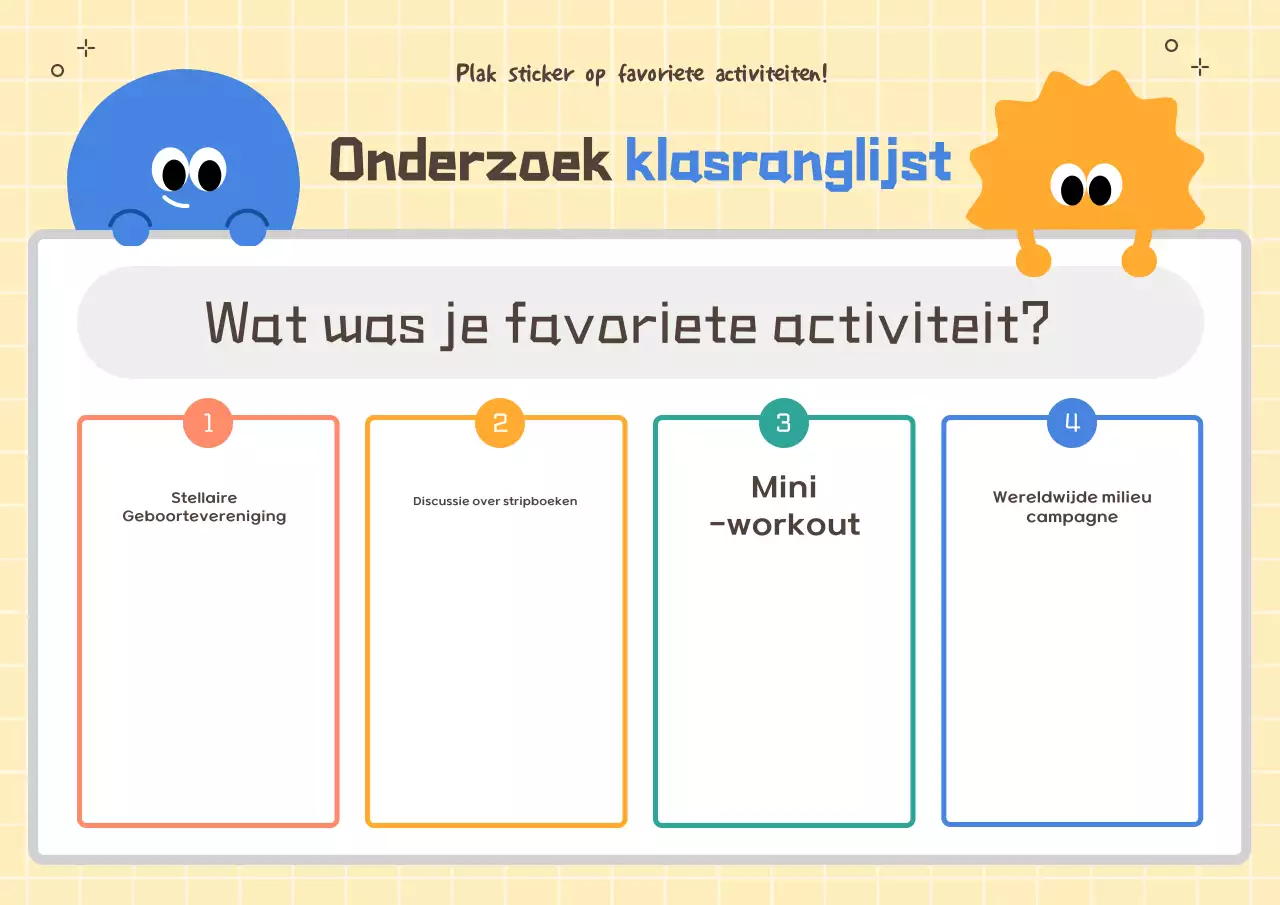 Geel Baby School Evenement