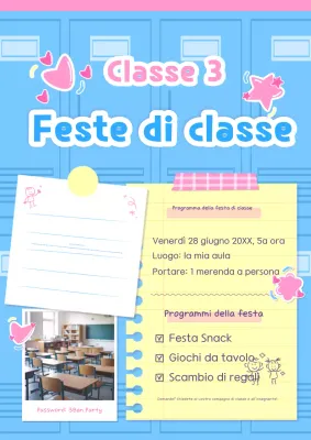 Guida alla festa della classe Blue Baby
