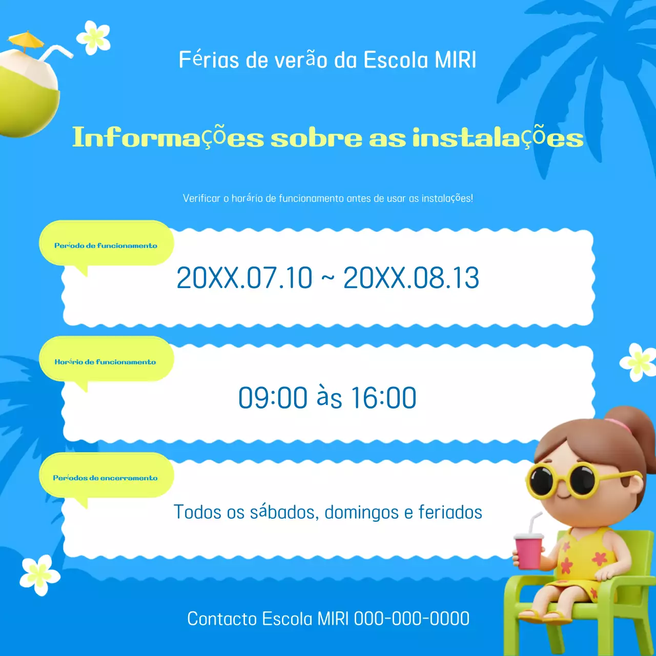 Guia de férias de verão da Blue Baby
