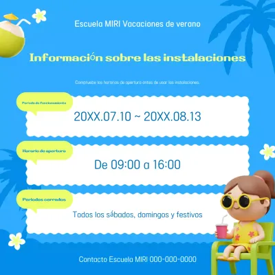 Guía de vacaciones de verano de Blue Baby