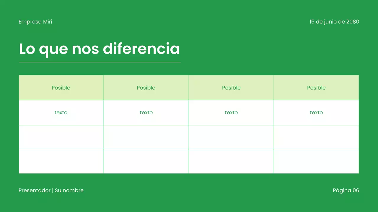 Presentación de sostenibilidad moderna y ecológica