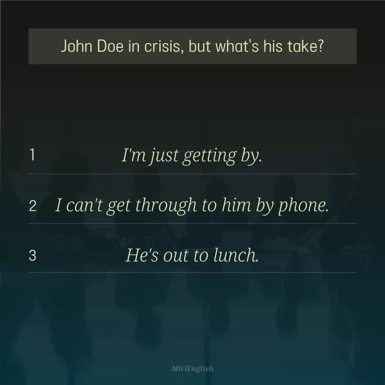 Khaki Modern Business Education