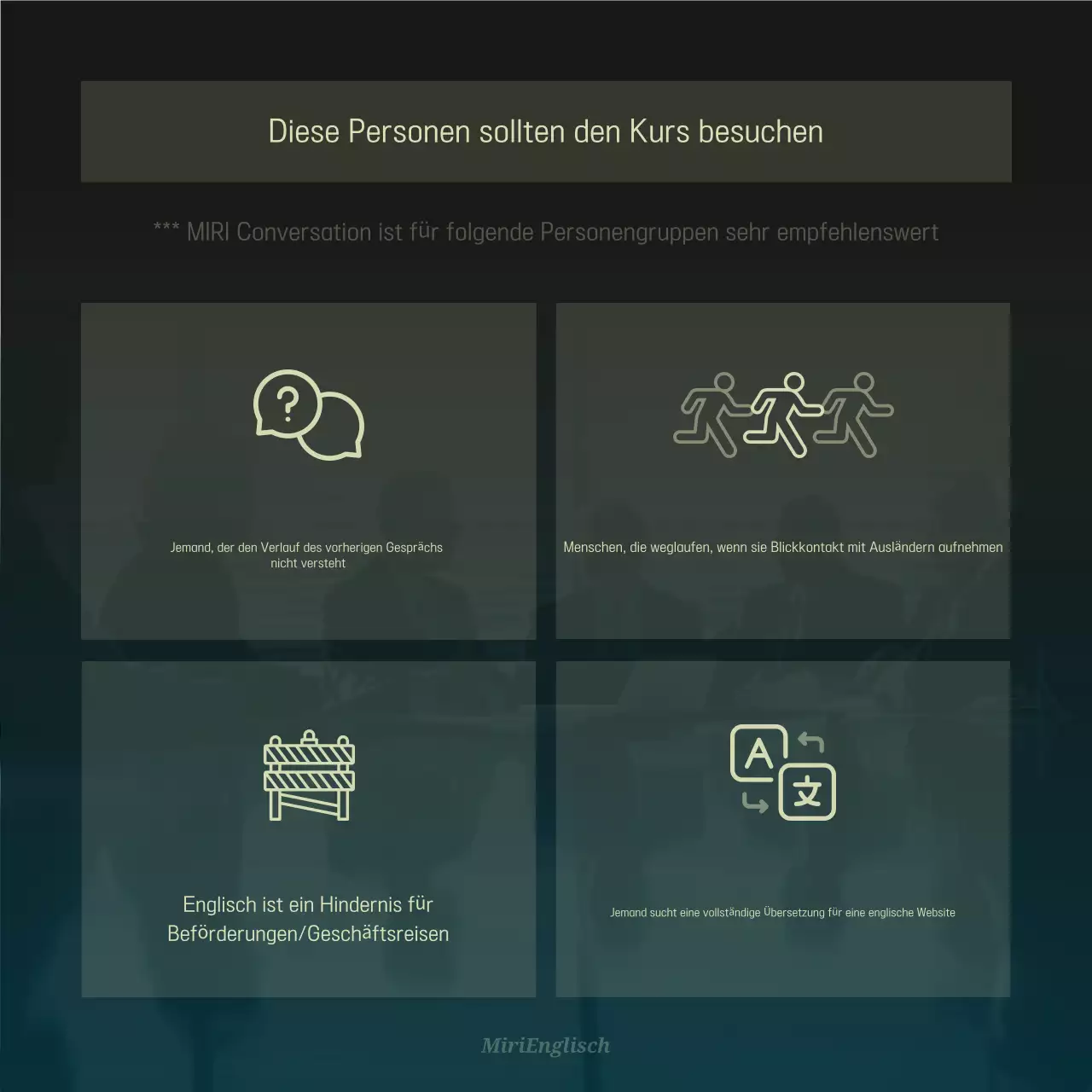 Khaki Moderne Wirtschaftsausbildung