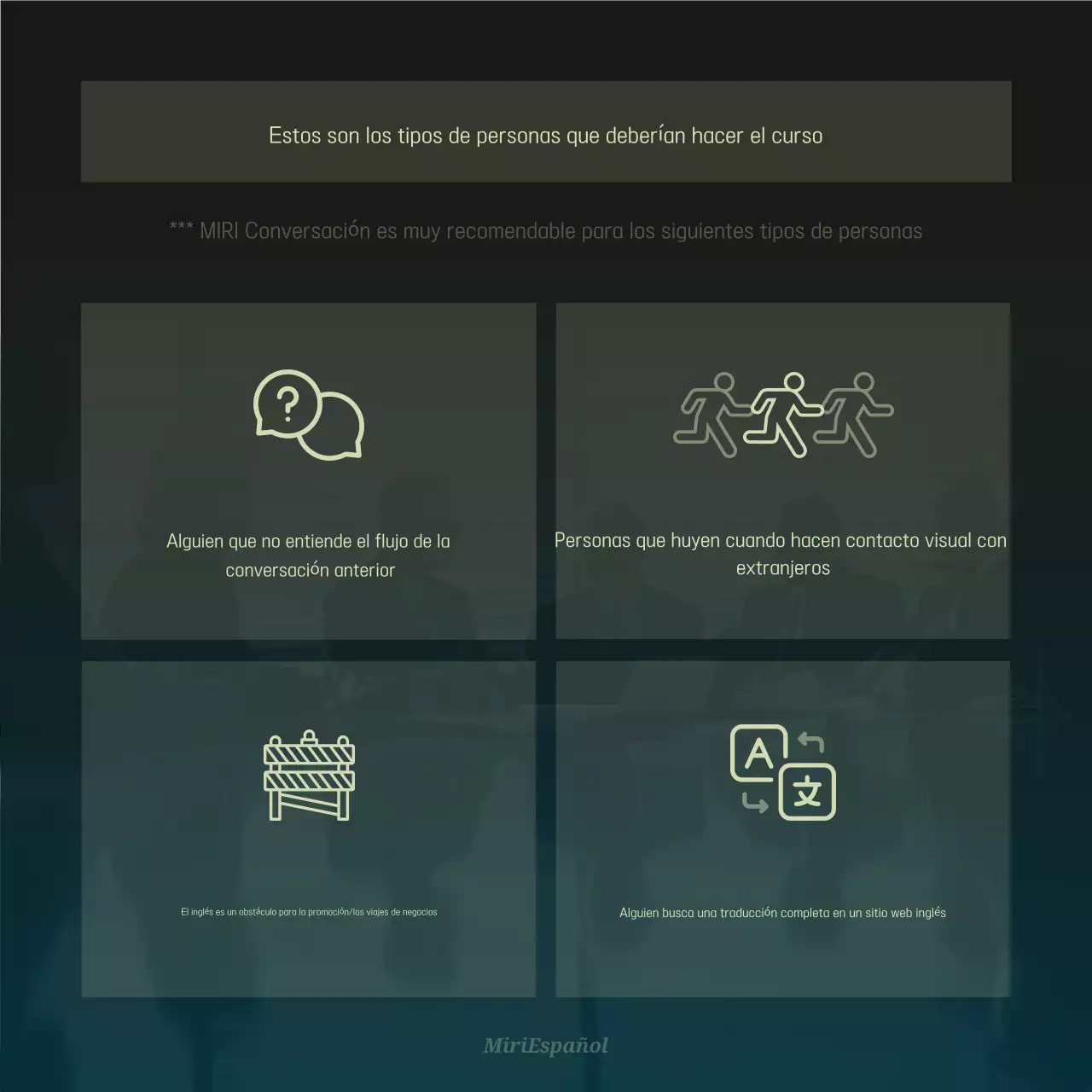 Educación empresarial moderna en color caqui