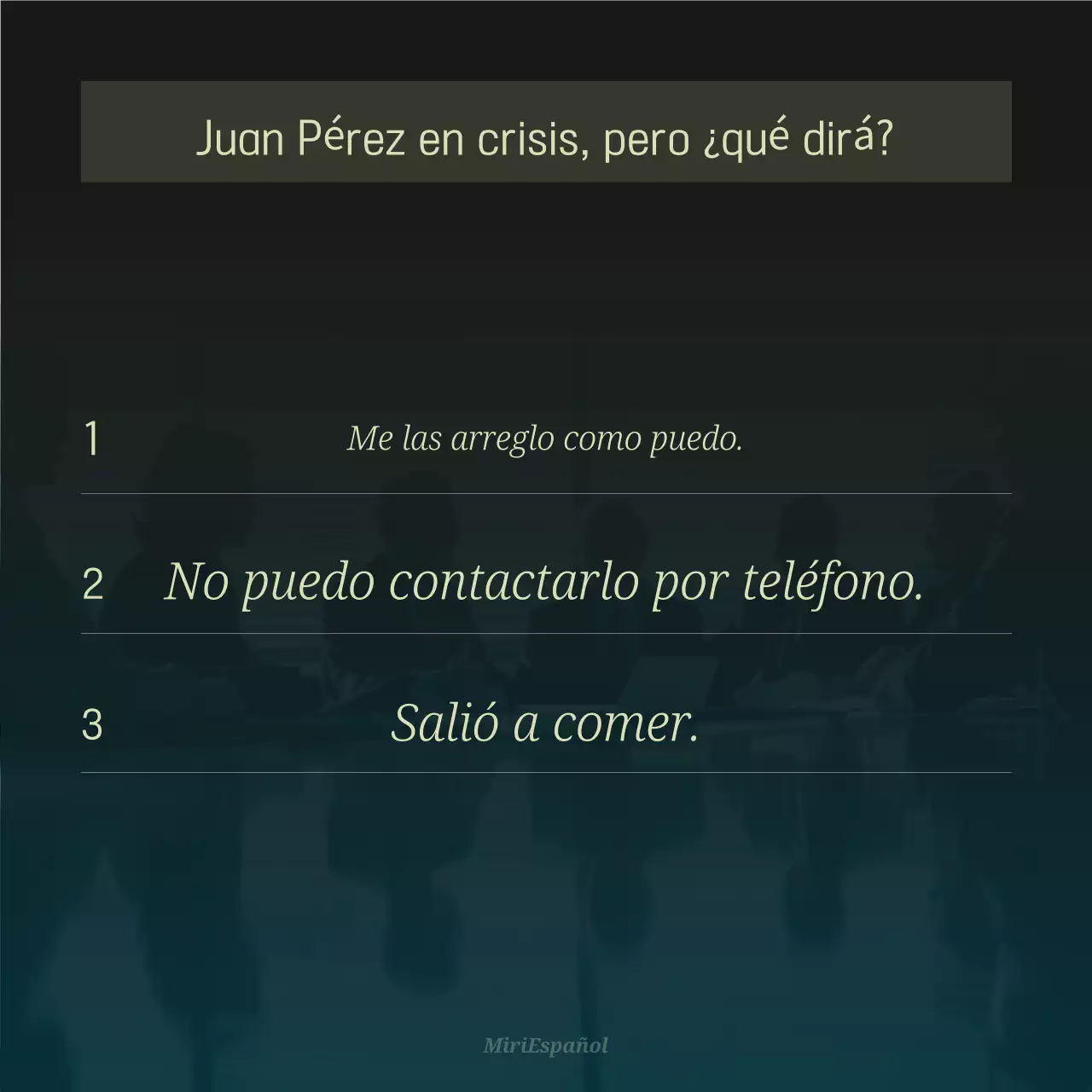 Educación empresarial moderna en color caqui