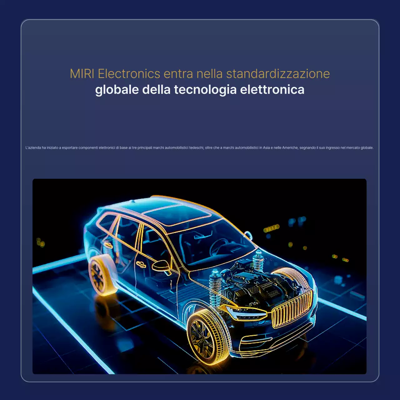 Promozione della tecnologia dei ricambi per auto blu semplici