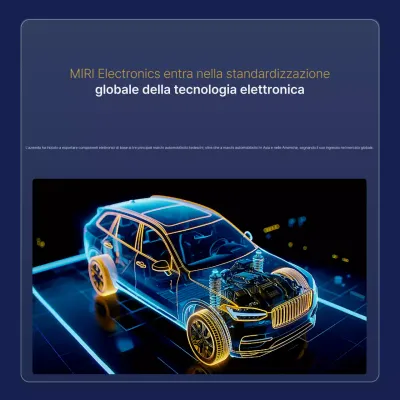 Promozione della tecnologia dei ricambi per auto blu semplici