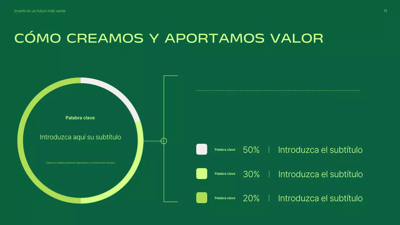 Presentación de la promoción de inversiones en energías renovables modernas y ecológicas