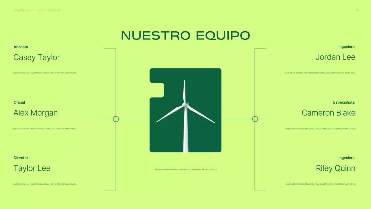 Presentación de la promoción de inversiones en energías renovables modernas y ecológicas