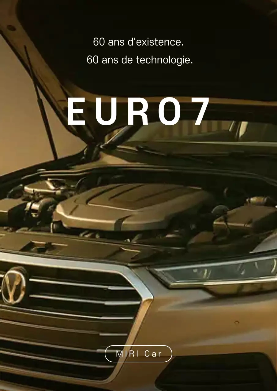 Publicité pour une voiture moderne dorée