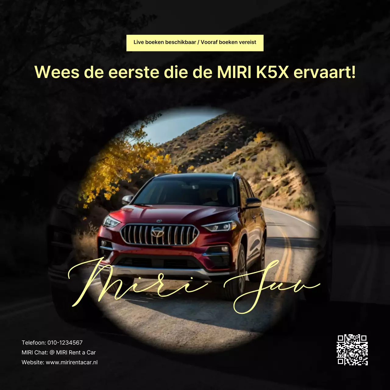 Witte moderne auto promotie