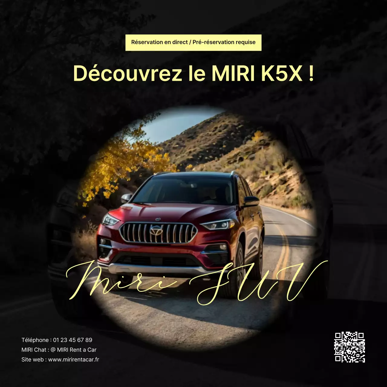 Promotion de voitures blanches modernes