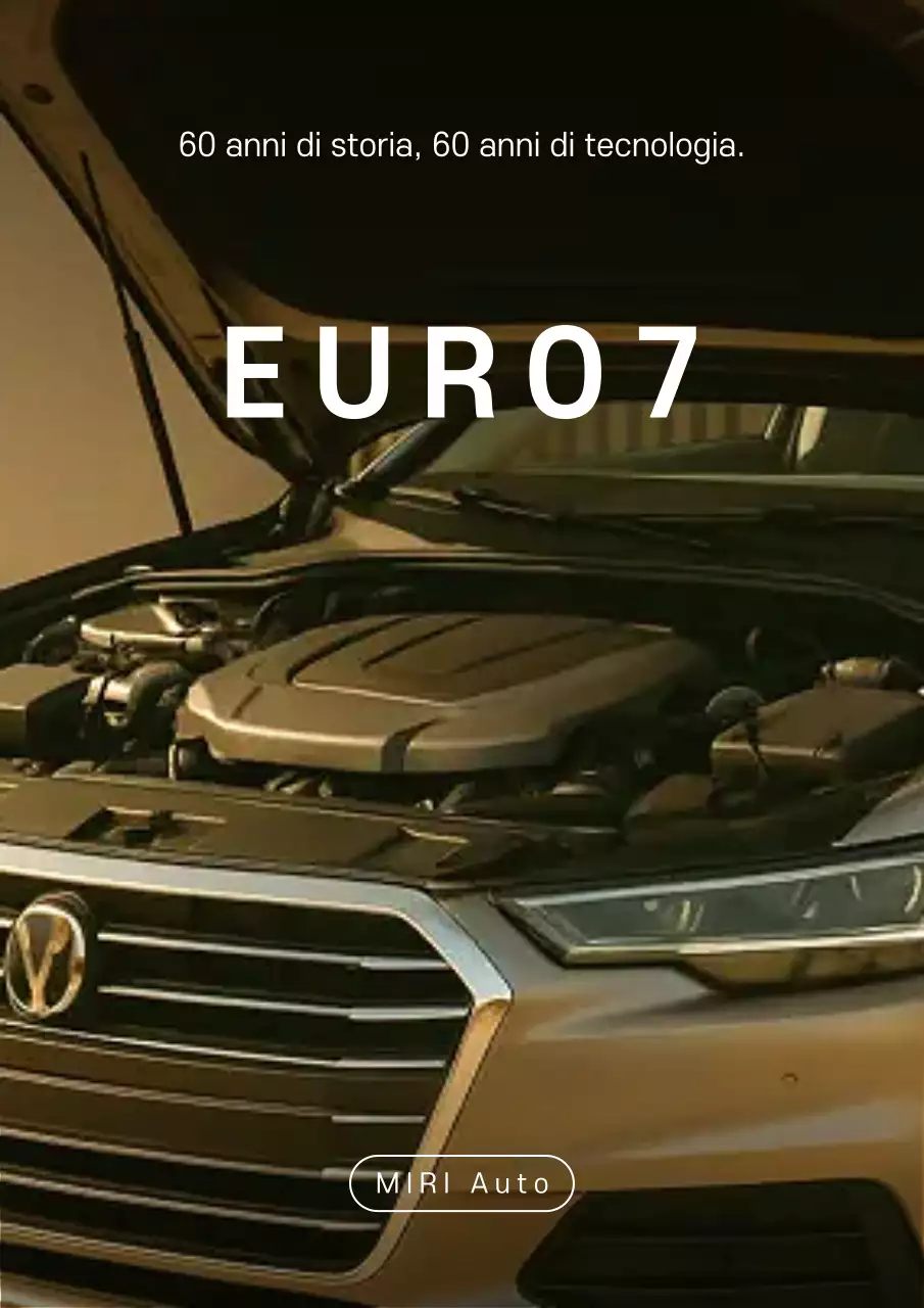 Pubblicità di un'auto moderna in oro