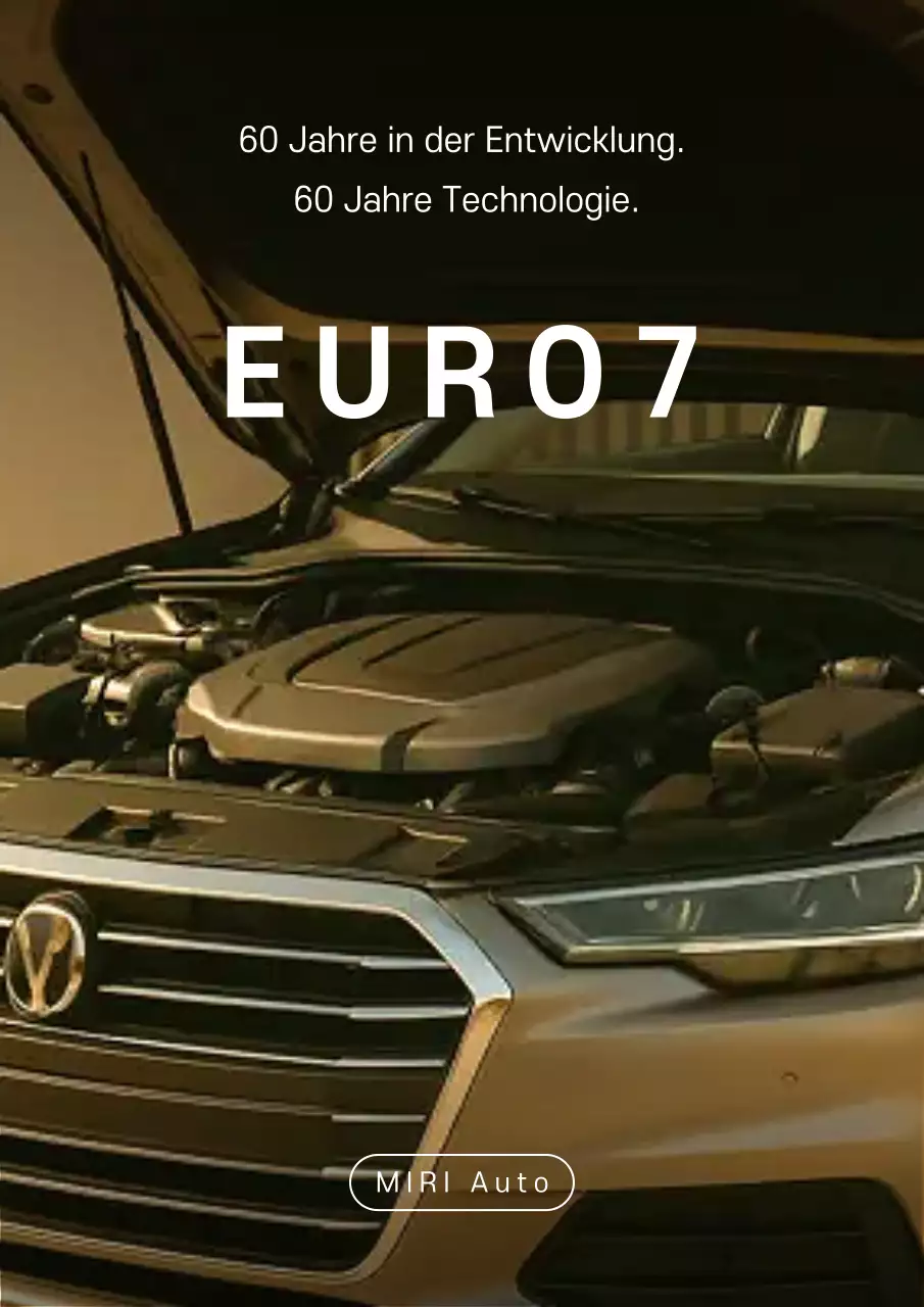 Goldene moderne Autowerbung