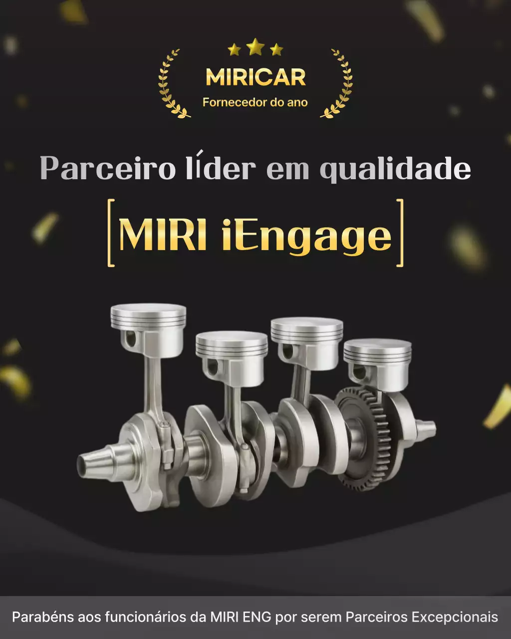 Promoção de peças automotivas de luxo pretas