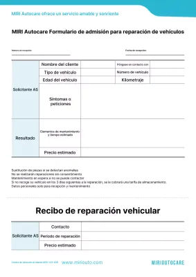 Guía de reparación de vehículos Sky Blue Clean
