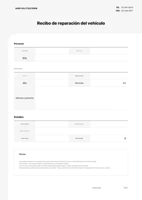 Texto blanco simple del vehículo