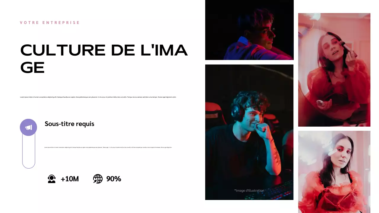 Présentation de l'influence moderne bleue