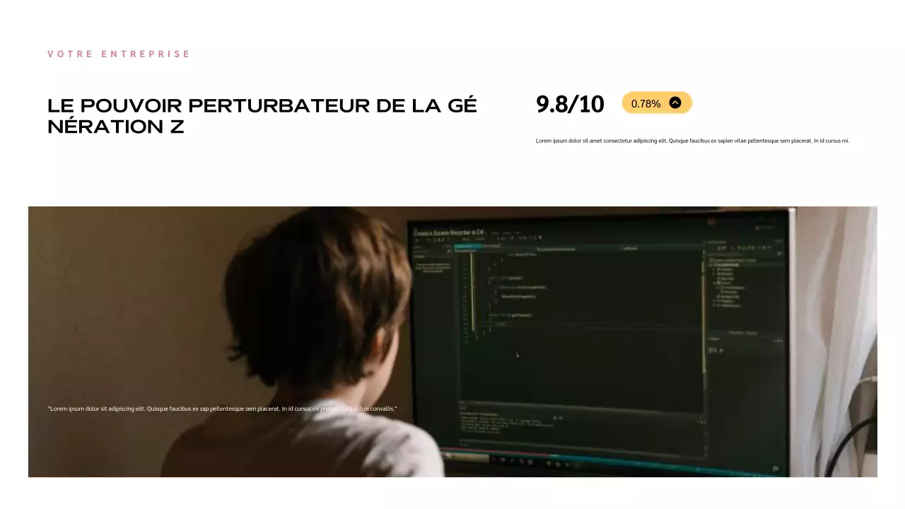 Présentation de l'influence moderne bleue