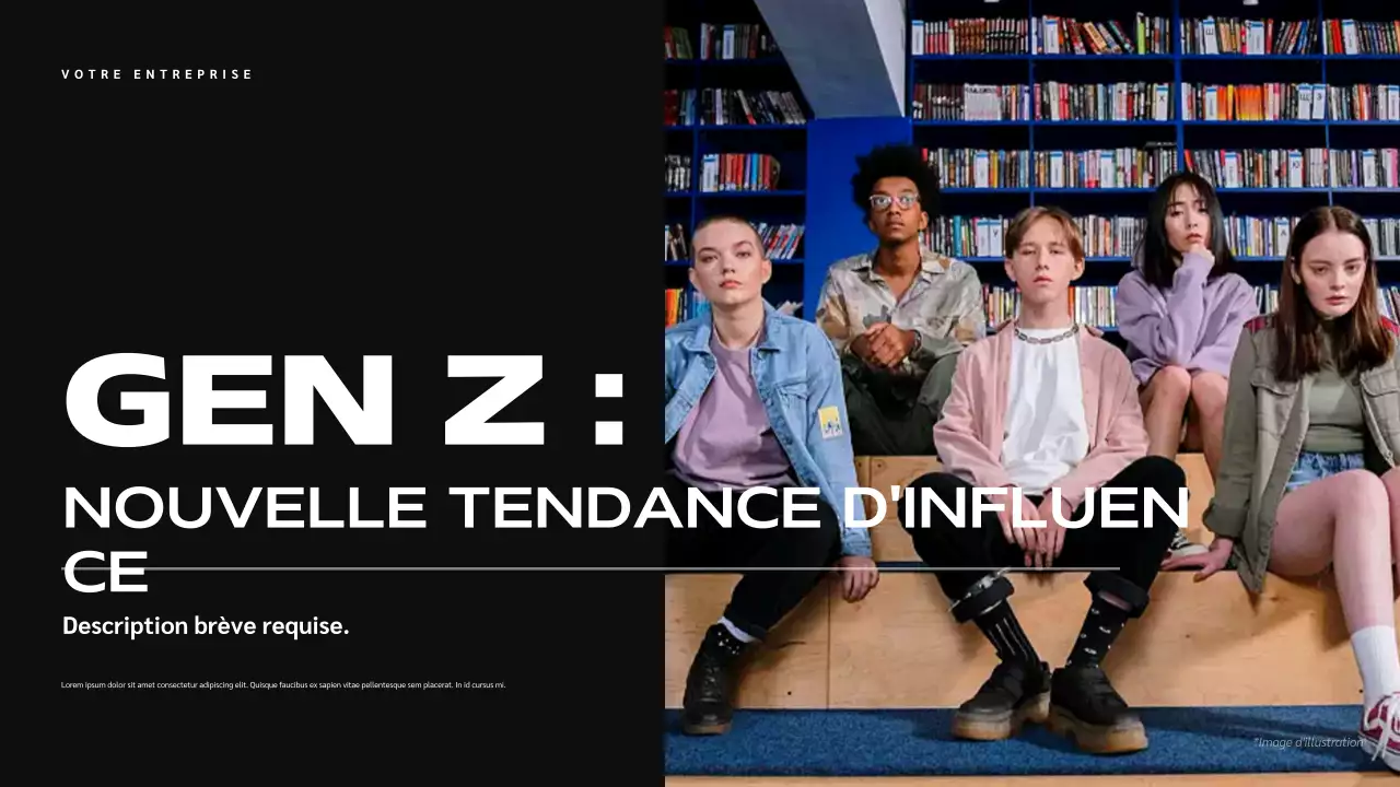 Présentation de l'influence moderne bleue