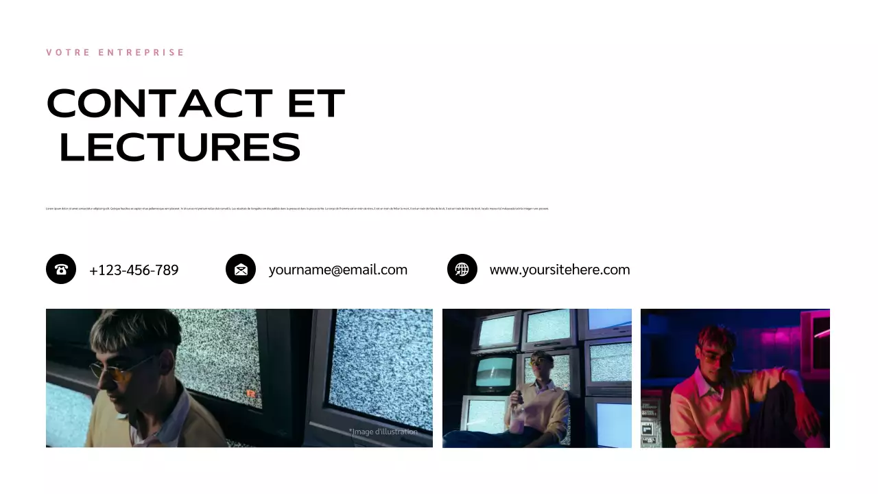 Présentation de l'influence moderne bleue