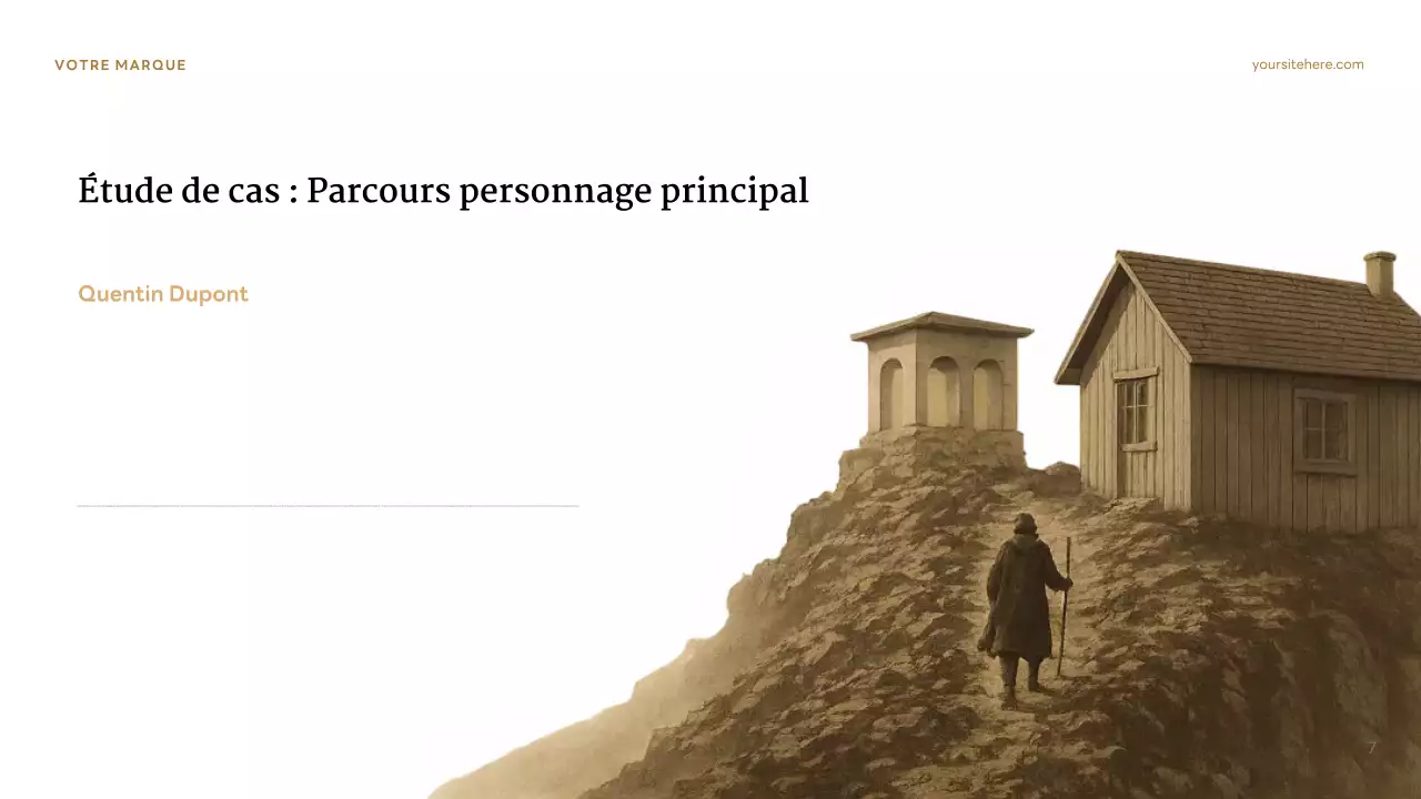 Présentation du personnage classique brun