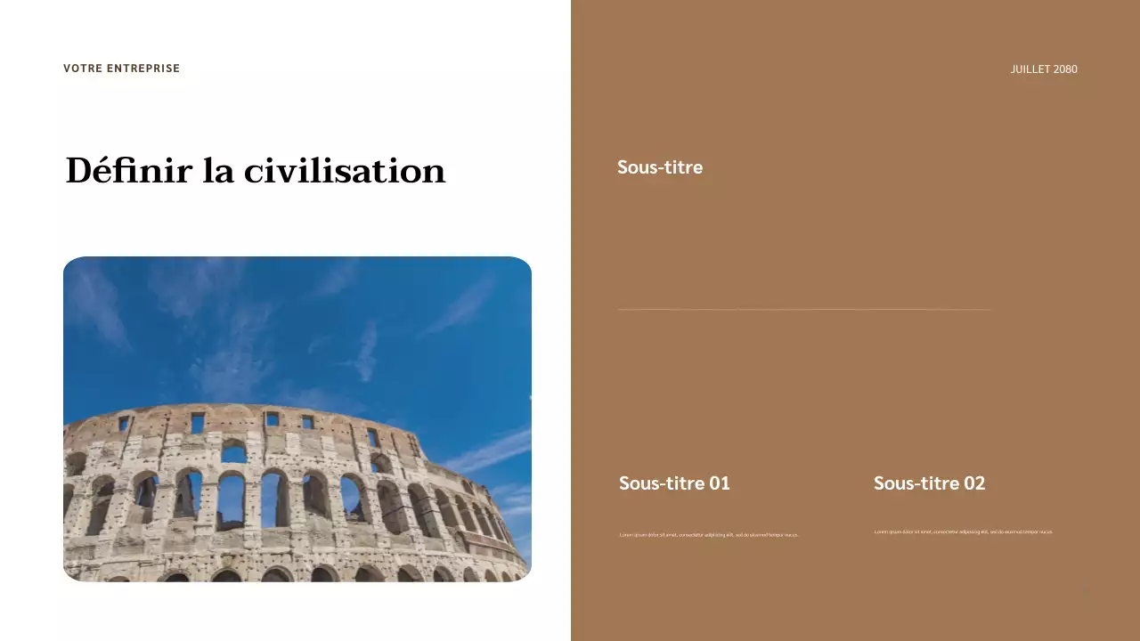 Présentation de la civilisation classique beige