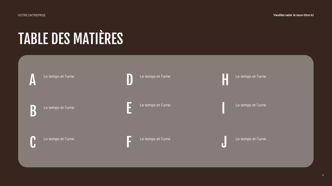 Présentation de l'identité moderne de Brown