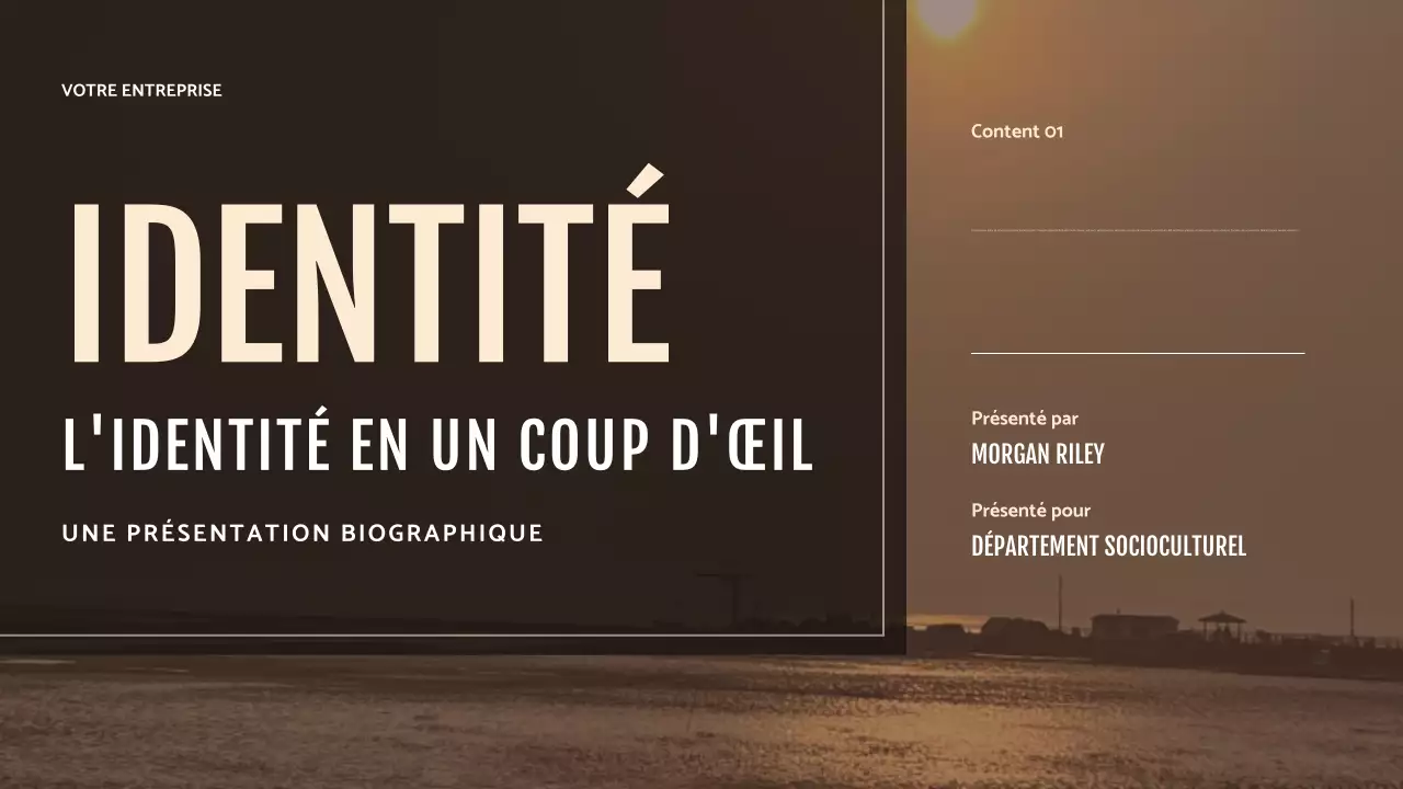 Présentation de l'identité moderne de Brown