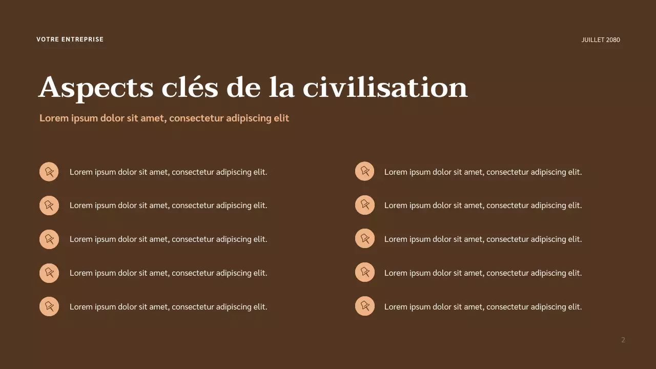 Présentation de la civilisation classique beige