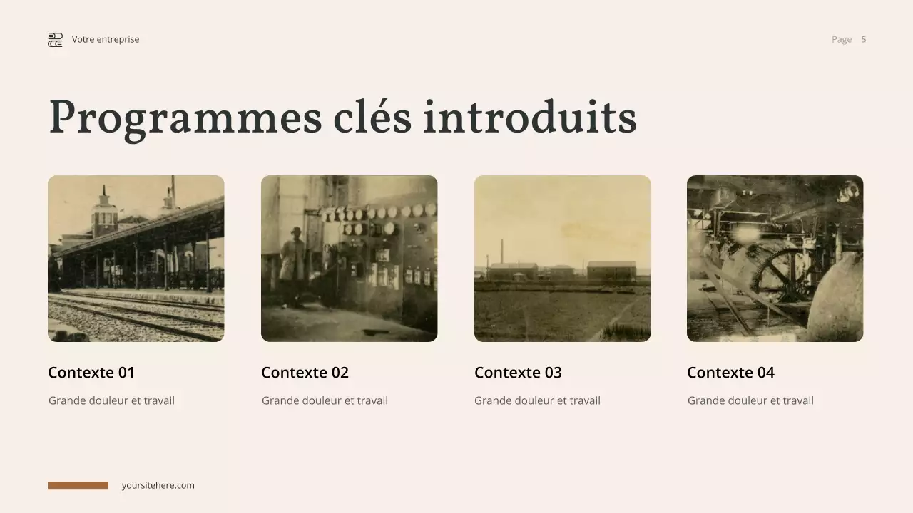 Présentation de l'histoire de Brown Vintage