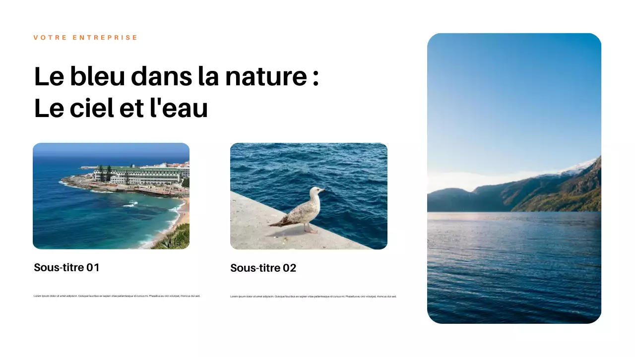 Présentation de la nature esthétique rouge