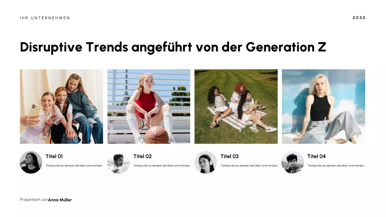 Präsentation der modernen schwarzen Kultur