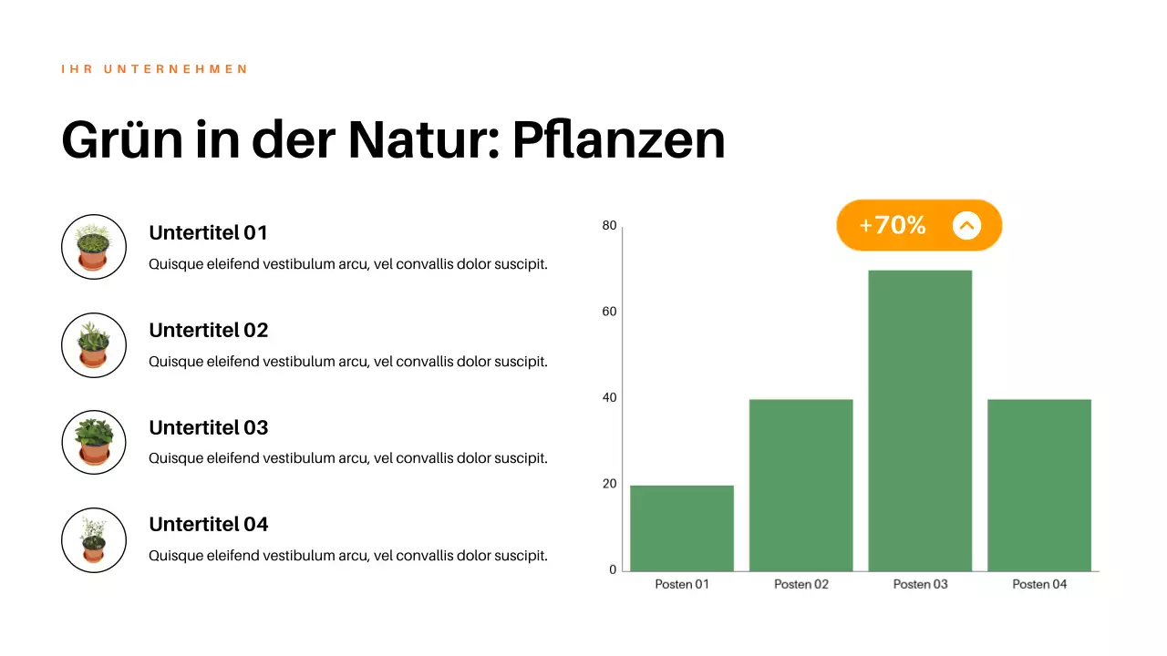 Rote ästhetische Natur Präsentation