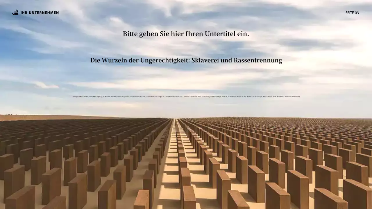 Beige Abstrakte Gleichheit Präsentation