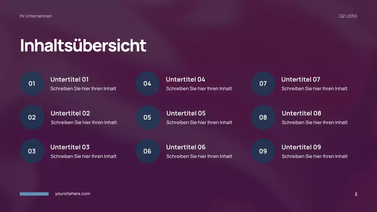 Blaue Moderne Anatomie Präsentation