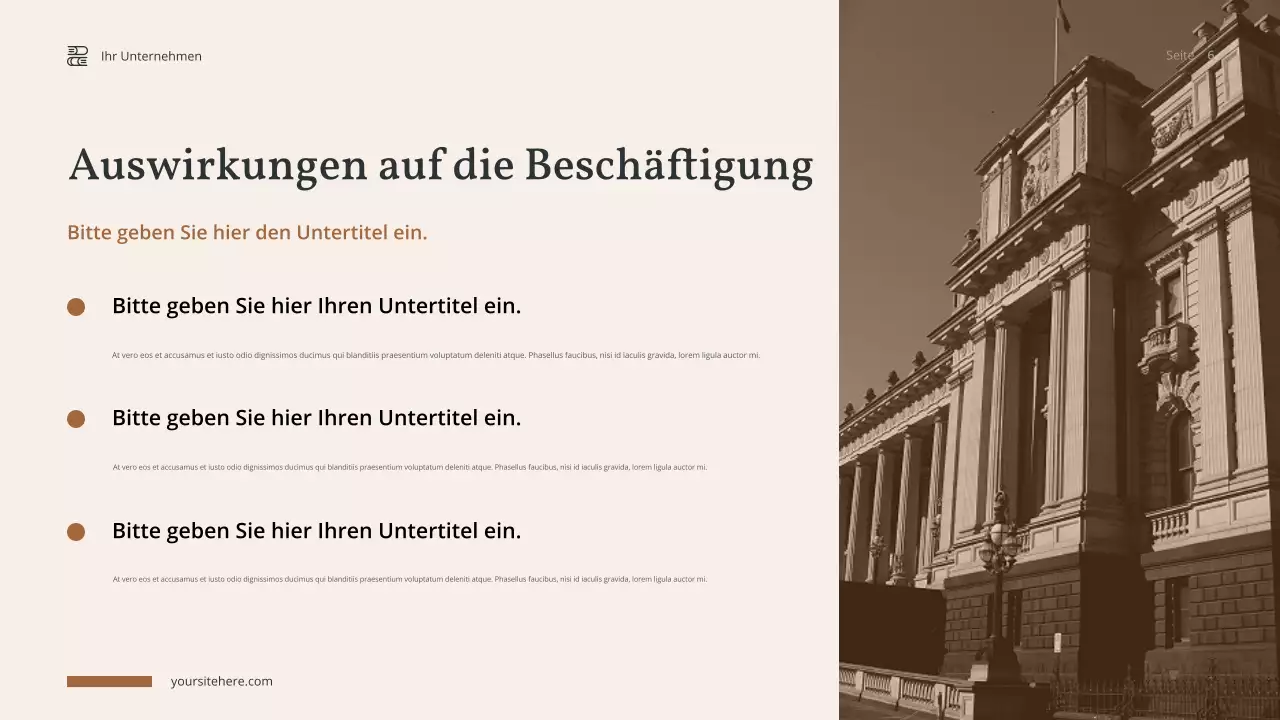 Braune Vintage-Geschichte Präsentation