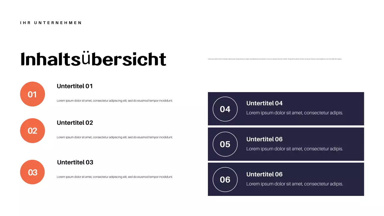 Orange Abstract Erfolgsvortrag Präsentation