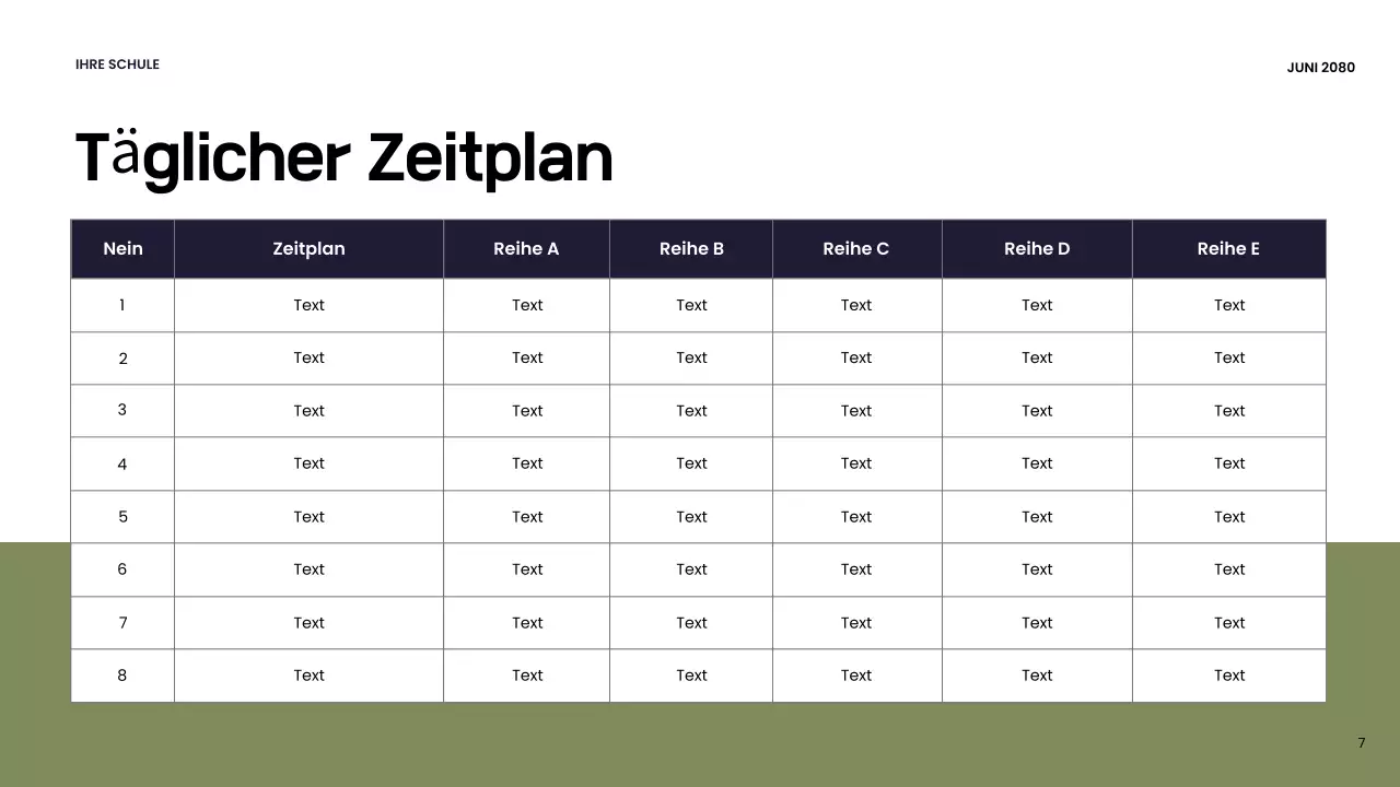 Orange Modern School Präsentation