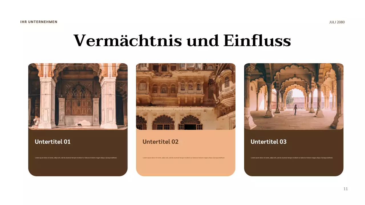 Beige Classic Civilization Präsentation