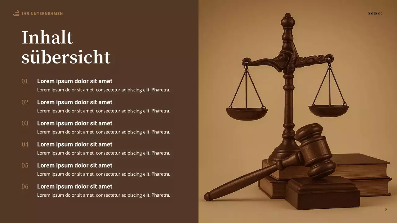 Beige Abstrakte Gleichheit Präsentation